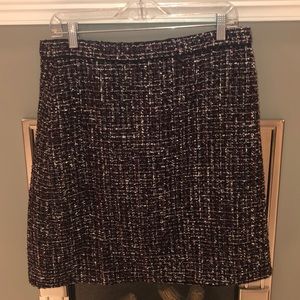 Ann Taylor Boucle Tweed Skirt